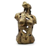 Lukitas Statue Abstraite de Buste féminin et Sculpture, Figurine de Femme, décoration Artistique, Ornement esthétique pour Bureau, Salon, Chambre à Coucher, doré, résine de 40,6 cm