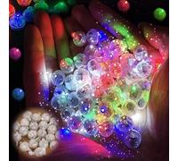 LUKIUP 30/50/100 Pièces LED Balloon Lumière, Lumière Pour Lanterne En Papier, Rond LED Ballons Lumineux Pour Deco Anniversaire, Noël, Nouvel An, Halloween, Fêtes, Mariage