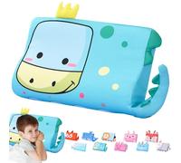 LUKIUP Oreiller Enfant, 45 x 27 cm Sommeil Enfant Coussin Enfant 2-6 Ans, Respirant, Confortable, Ergonomique Espirant et Doux pour la Peau, Barre de Lavage pour à Partir de 3 Ans