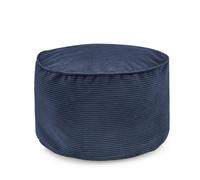 LUMALAND Comfort Line Pouf en Velours côtelé Doux d'intérieur pour Adultes ou Enfants 25 x 45 cm, 50 l