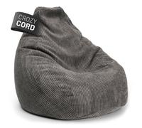 LUMALAND Cord sac de siège chaise de jeu Giant Beanbag Chair XXL fauteuil ave...