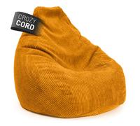 LUMALAND Cord sac de siège chaise de jeu Giant Beanbag Chair XXL fauteuil ave...