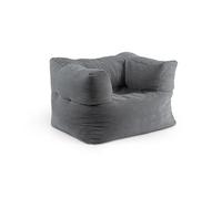 Lumaland Fauteuil modulaire - Série velours côtelé - Pouf d'intérieur avec structure douce - Modules idéal - Sac de rangement pour salon et autres - 96 x 72 x 70 cm
