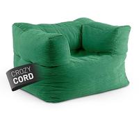 LUMALAND Fauteuil pouf modulaire en velours côtelé pour canapé modulaire - Pouf d'intérieur 400 L