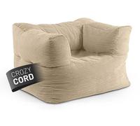 LUMALAND Fauteuil pouf modulaire en velours côtelé pour canapé modulaire - Pouf d'intérieur 400 L