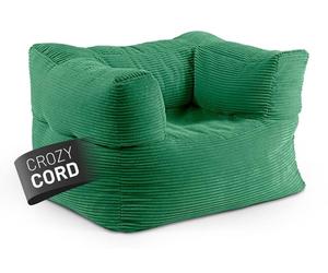LUMALAND Fauteuil pouf modulaire en velours côtelé pour canapé modulaire - Pouf d'intérieur 400 L