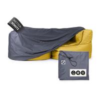 Lumaland Housse de Protection Contre Les intempéries - Housse pour 2 éléments modulaires - Bâche de Protection pour Pouf résistant aux intempéries - Housse de Protection imperméable - Protection