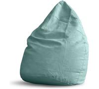 LUMALAND Luxury XL PLUS Pouf Beanbag stylé - 220L - Turquois