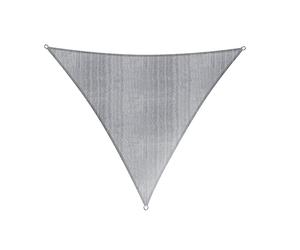 Lumaland Pare-Soleil avec Cordons de Fixation en Nylon, 100% HDPE avec Filtre de Protection UV, 3 x 3 x3 m, Gris Clair