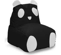 LUMALAND Pouf Animal Line Panda - Noir/Blanc