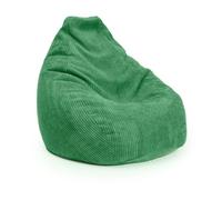 Lumaland Pouf Gaming Cord 350l vert foncé
