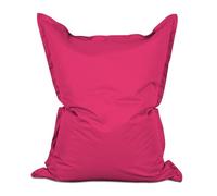 Lumaland Pouf géant de Luxe | Intérieur et extérieur XXL Pouf avec Housse Lavable | 140cm x 180cm | Grand Coussin d'assise | Sac intérieur Rechargeable incluant 380 litres de Billes EPS [Rose]
