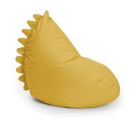 Lumaland Pouf pour enfant - Monster - Pouf famille d'animaux pour enfants - Imperméable pour l'intérieur et l'extérieur - Matériau facile d'entretien - 80 x 80 x 70 cm et 2,9 kg - Jaune