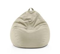 LUMALAND Sac de Siège Cord Feincord 250L EPS Perles Beanbag Fauteuil Salon Co...