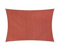 Lumaland Voile d'ombrage rectangulaire - 2 x 3 m - Protection Solaire résistante aux intempéries - avec Cordes de Fixation - pour terrasse, Jardin et Balcon - en polyéthylène Haute densité - avec