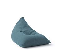 Lumaland XXL Fauteuil Poire & Coussin de Sol en Forme de Triangle | Confort Parfait pour ta Maison en 6 Couleurs élégantes | Housse est Lavable & Robuste | 150 x 100 x 100 cm & 370 l de Volume