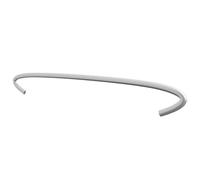 Lumanois Crochets de Gabion 100 pcs Acier galvanisé 30 cm Accessoires pour clôtures & portillons Argent,145622