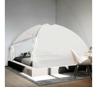 Lumanois Moustiquaire mongole avec Portes 220 Maille Blanc 200x200x135cm Loisirs de Plein air Blanc,4010049