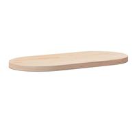 Lumanois Plateau de Table 90x45x2,5 cm Bois Massif Pin Ovale Plateaux de Table Brun,824355