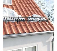 Lumanois Support de Garde Neige 12 pcs Anthracite 29,5 x 3 x 34,5 cm Accessoires pour clôtures & portillons Anthracite,42028448