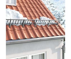 Lumanois Support de Garde Neige 12 pcs Anthracite 29,5 x 3 x 34,5 cm Accessoires pour clôtures & portillons Anthracite,42028448