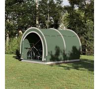 Lumanois Tente de Rangement pour vélos Vert 256 x 222 x 182 cm Taffetas Tentes Vert,42000996