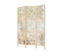 LUMASOUL Paravent Intérieur à Simple Face - 3 Panneaux - Separateur de Pieces de Style Japonais - Cloison de Separation pour Chambre à Coucher et Salon - Motif Fonds d'écran et Motifs - 135x172 cm