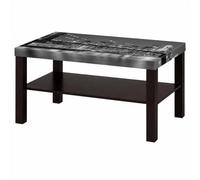 LUMASOUL Table d’appoint avec Motif Design - New York Table Basse 90 x 55 x 45 cm