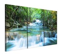 LUMASOUL Tableau Decoration Murale 3 pièces - Impression Sur Toile motif nature