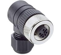 Lumberg Automation 108656 Connecteur non confectionné pour capteurs/actionneurs M12 femelle, coudé Nombre de pôles: 4 1 pc(s)