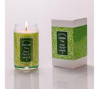 Lumen - Bougie parfumée en verre - Green Tea - Longue durée - Fabriqué en Italie - 300 ml