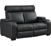 Lumene Hollywood Luxury III Love Chair Noir, cuir synthétique - Fauteuils cinéma