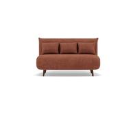 Lumi - Banquette convertible clic-clac 2 places en velours côtelé