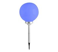 Lumi Jardin C30 Sphère Lumineuse Solaire lumière Multicolore Moony à LED diamètre 30cm, Blanc, 30x30xH72