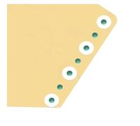 Lumi Zenva® Lot de 500 Anneaux de Renfort Blanc Amplificateur de Trous Auto-Adhésifs Pour Feuilles en Vrac, Perforatrice de Renforcement, Étiquettes Résistantes à la Déchirure