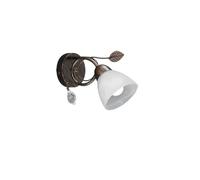 Lumiere Applique murale verre - Marron