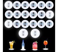 Lumière d'ambiance LED blanche avec 6 ampoules, décoration de fête