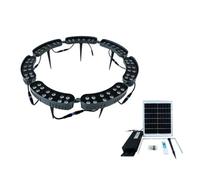 Lumière D'anneau De Palmier Solaire Extérieur 8-108W LED Projecteur Paysage | Projecteurs Étanches 4IP65 Pour Grands Arbres, Plantes, Cour, Décoration Et Éclairage De Jardin(Red light,7 lights)