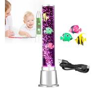Lumière D'aquarium À 7 Couleurs Changeantes, Lampe À Bulles Sensorielle | Convient aux personnes atteintes d'autisme et de TDAH : le cadeau parfait for les garçons et les filles(3ft)