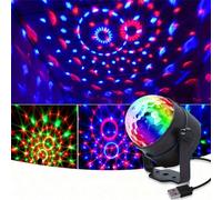 Lumière De Balle Magique En Cristal À Led, Lampe De Ciel Étoilé, Lumière De Scène De Boule De Discothèque Colorée Pour Soirée Dansante, Spectacle De Dj, Ktv, Bar, Effet D'atmosphère De Club Taille Uni