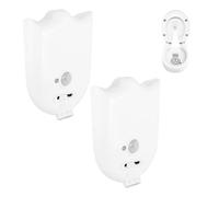 Lumière de Cible pour Toilette, Veilleuse LED WC avec Capteur de Mouvement, 4 Projections Rotatives, Aide à l’Apprentissage de la Propreté pour Garçons, Éclairage de Nuit pour Salle de Bain