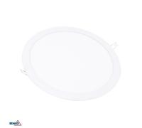 Lumière de descente LED 24W, 4000K BOLD PT ronde C70-DLB-R-240-4K