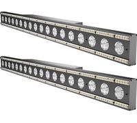 Lumière de lavage, effets LED RGBW, contrôle DMX, 2PCS, prise EU