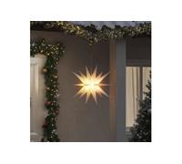 Lumière de Noël avec LED Pliable, Eclairage d'Etoile de Noël Suspendu, Décoration Lumineuse de Noël Intérieur 356188