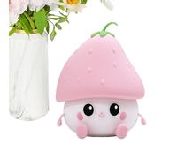 Lumière De Nuit Aux Fraises, Lampe De Nuit Mignonne Dimmable, Touchent La Lumière De Nuit Lampe À Fraise Rechargeable Lumières Nocturnes Pour Les, Lumière De Nuit Dimmable, Tou