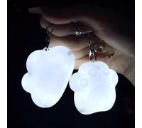 Lumière de paquet en forme de cœur mini avec charge USB et sensibilité tactile, lueur douce, éclairage agréable pour les yeux, lumière portable de voyage en forme de pendentif porte-clés, cadeau roman