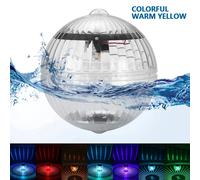 Lumière de piscine flottante solaire IP44 LED étanche lampe de nuit boule lumineuse à énergie solaire pour piscines étang fontaine décoration de fête de jardin