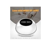Lumière de réveil musicale, veilleuse, lumière d'aide au sommeil à bruit blanc, haut-parleur réveil Bluetooth coloré LED
