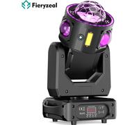Lumière de scène LED - 180W Moving Head - DMX512/RDM - 19/25 canaux - Faisceau RGBW - LED Strobe - Laser RGB - Sound/Auto/Master Slave - Bleu