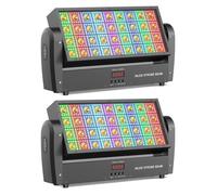 Lumière de Scène - uking DJ Lyre 36 LED et 648 5050 RVB - STROBE BEAM - Pack de 2